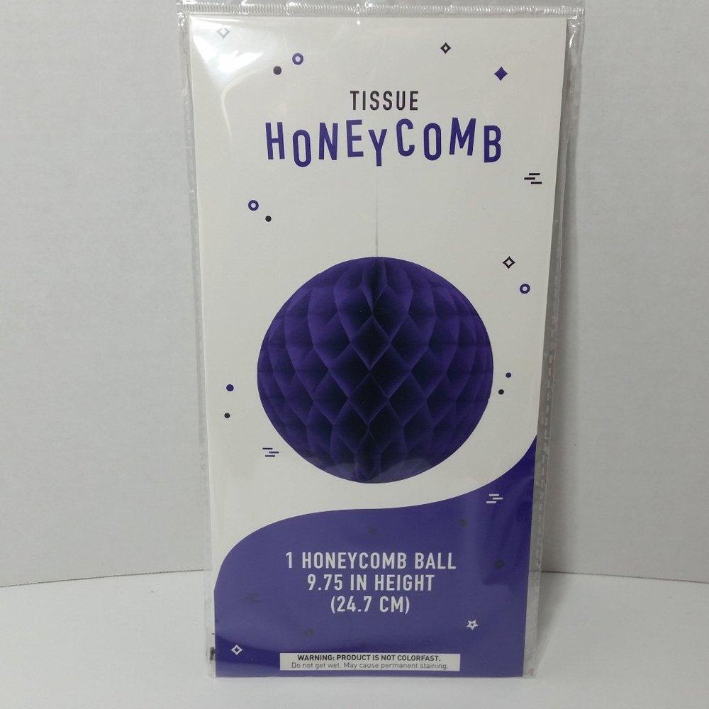 9) 9.75" Honeycomb Tissue Balls Party Birthday
